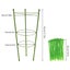 Garden Plant Support Cage Rings Tomato Cages 3 Rings Climbing Plant Sup Carousel 7