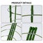 Garden Plant Support Cage Rings Tomato Cages 3 Rings Climbing Plant Sup Carousel 8
