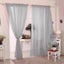 2 Slot Top Voile Net Panels Voiles Curtains Pair Rod Various Sizes & Colours Carousel 3