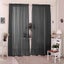 2 Slot Top Voile Net Panels Voiles Curtains Pair Rod Various Sizes & Colours Carousel 4