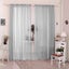 2 Slot Top Voile Net Panels Voiles Curtains Pair Rod Various Sizes & Colours Carousel 5