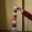 20PCS Wooden Balancing Stacking Stones Rocks, Wood Building Blocks Set, Sorting Carousel 6
