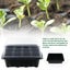 12 Cells Seedling Starter Tray Seed Germination Garden Flower Plant Pot Carousel 3