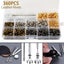 480PCS Leather Rivets Double Cap Rivet Tubular Metal Studs Fastener Sna Carousel 3