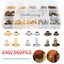 240/360pcs Leather Rivets Double Cap Rivet Tubular Metal Studs with Punch Pliers Carousel 1