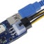 6 Pin PCI-E 1x To 16x Riser Card Adapter GPU Extender Crypto Mining Boa Carousel 5