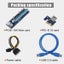 6 Pin PCI-E 1x To 16x Riser Card Adapter GPU Extender Crypto Mining Boa Carousel 6