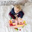 Toddler Busy Board Toy, Montessori Basic Skills Activity Board Improve Carousel 4