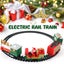 Christmas Electric Train Set, 216cm Circumference Track Battery-Powered Carousel 4