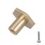 8Pcs Cabin Door Pulls Knobs Hexagon Brass Drawer Handles for Cupboard C Carousel 9