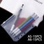 Binder Pockets 6 Holes Zipper Binder for A5 Paper A6 Paper Document Let Carousel 1