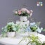 Flower And Vase Decoration Artificial Flower Ceramic Pot Desktop Decora Carousel 1