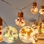 4M 50LED Fairy String Lights Battery Powered Fairy Lights with 10 Bulbs Carousel 4