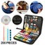200Pcs Sewing Kit Premium with 41 Spools Thread Portable Needle Threade Carousel 1