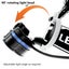 LED Headlamp Flashlight - 8000 Lumens USB Rechargeable Waterproof Head Lamp LED Carousel 4