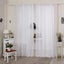 2Pcs Panels Of Voile Slot Top Net Curtains Plain Window Curtain Home De Carousel 1