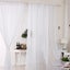 2Pcs Panels Of Voile Slot Top Net Curtains Plain Window Curtain Home De Carousel 4