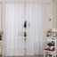 2Pcs Panels Of Voile Slot Top Net Curtains Plain Window Curtain Home De Carousel 7