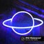 Small Night Light Planet Neon Light LED Home Decoration Art Decoration Carousel 8