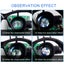 Eye Glasses Loupe with Light Jeweler Watch Repair Tool LED Double Magni Carousel 9