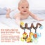 Hanging Toys for Car Seat Crib Mobile, Infant Baby Spiral Plush Toys fo Carousel 8