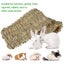 4PACK Natural Grass Mat Woven Bed Mat for Small Animals Rabbit Hamster Carousel 8