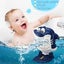 Baby Bath Toys Shark Water Spray Toy Parent-children Interactive Shark Carousel 7