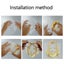 Transparent Cake Box Decoration Gift Display Container Easy Folding Box Carousel 4