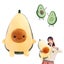 Cute Avocado Plush Toy 11.8" Avocado Stuffed Pillow Gift for Girls Boys Carousel 3