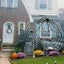 Giant Spider Web Halloween Spider Web Decoration, Super Stretch Cobweb, Carousel 6