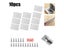 1/2/4/10Pcs Hinge Repair Plate Cabinet Furniture Drawer Table Scharnier Carousel 7