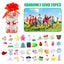 Mochi Squishy Toys, 20pcs Random Glitter Squishy Toys Kawaii Cute Soft Carousel 3