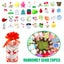 Mochi Squishy Toys, 20pcs Random Glitter Squishy Toys Kawaii Cute Soft Carousel 4