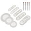 32Pc Diamond Cutting Discs Wheel Saw Blades Set+Drill Bit For Dremel Ro Carousel 6