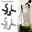 2PCS Heavy Duty Metal Curtain Rod Pole Wall Brackets Screw Hook Holder Carousel 5