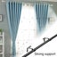 2PCS Heavy Duty Metal Curtain Rod Pole Wall Brackets Screw Hook Holder Carousel 9