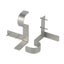 2PCS Heavy Duty Metal Curtain Rod Pole Wall Brackets Screw Hook Holder Carousel 11