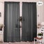 2Pcs Sheer Voile Net Curtains Panels Window Drapes for Bedroom Living R Carousel 1
