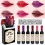 6 Color Red Wine Bottle Lip Gloss Matte Waterproof Durable Moisturizing Carousel 3