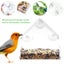 Bird Feeder Wild Bird Seed Feeder Removable Window Suction Cups Hanging Carousel 6