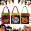 3 Pack Halloween Non-Woven Bags Trick or Treat Tote Gift Bags Orange Bl Carousel 1