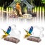 Bird Feeder Wild Bird Seed Feeder Removable Window Suction Cups Hanging Carousel 7