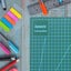 Self-Healing Cutting Mat for Craft, Cutting Board with Grid, Non-Slip C Carousel 4