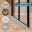 Door Draft Stopper, 37.79in Door Bottom Draft Stopper PVC Noise-Canceli Carousel 7