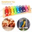 Wooden Chicken Xylophone Toy Suspensible Hen Musical Toy Coop Pecking T Carousel 3