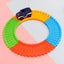 Race Tracks Toys for Boys ,Flexible Track Playset with 4pcs Tracks and Carousel 7