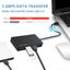 USB Hub 4 Port Powered 3.0 Portable Adapter Extension Multi USB Hub Spl Carousel 8