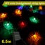 Outdoor Christmas Tree Decor Light with 8 Lighting Modes Solar String Carousel 8