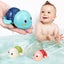 3pcs Baby Bath Toys, Cute Swimming Turtle Toys for Boys Girls,Grasping/ Carousel 5