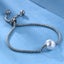 Bracelet Stainless Steel Pearl Bracelet Steel Color Adjustment Size Carousel 2
